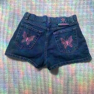 Y2k butterfly shorts